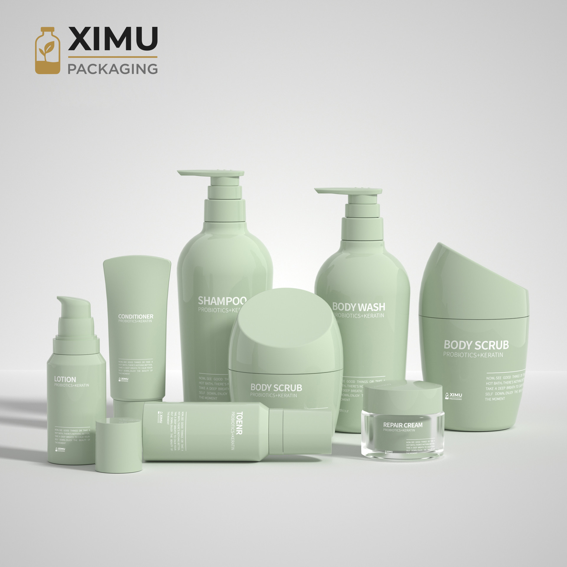 premium pp wide mouth hair care bottles & jars — 300/500/1000ml (copy) (copy) (copy)