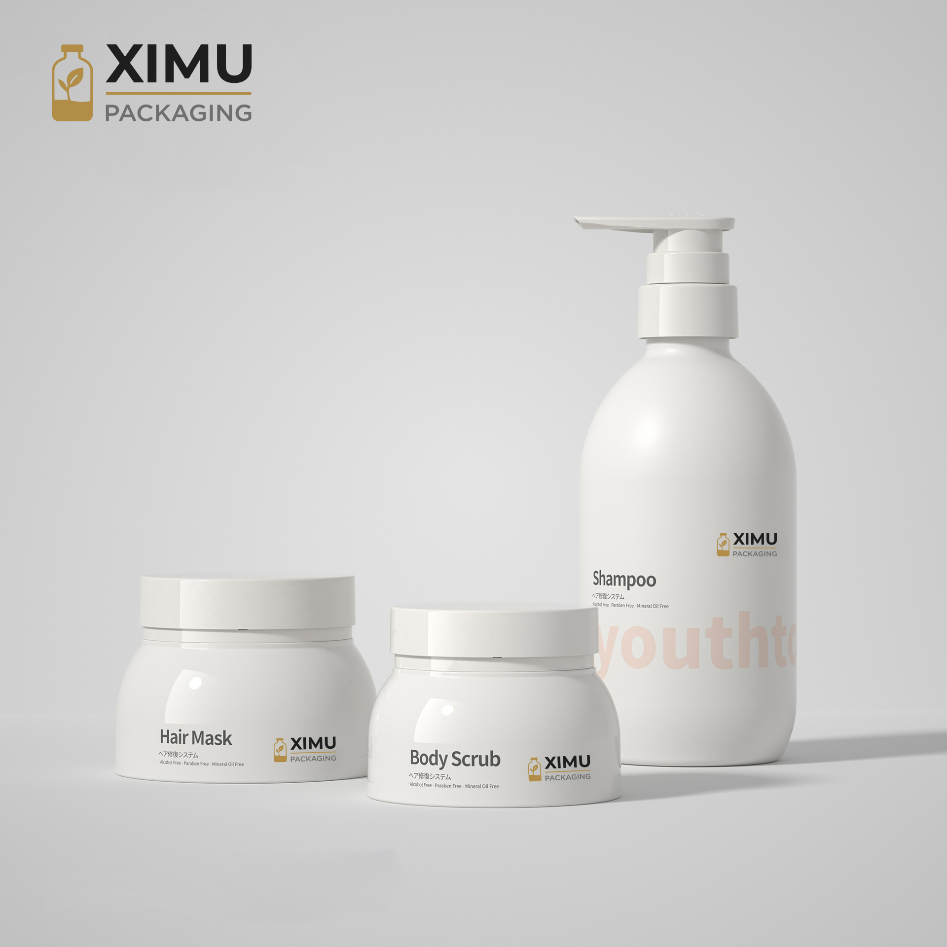 premium pp wide mouth hair care bottles & jars — 300/500/1000ml (copy) (copy) (copy)