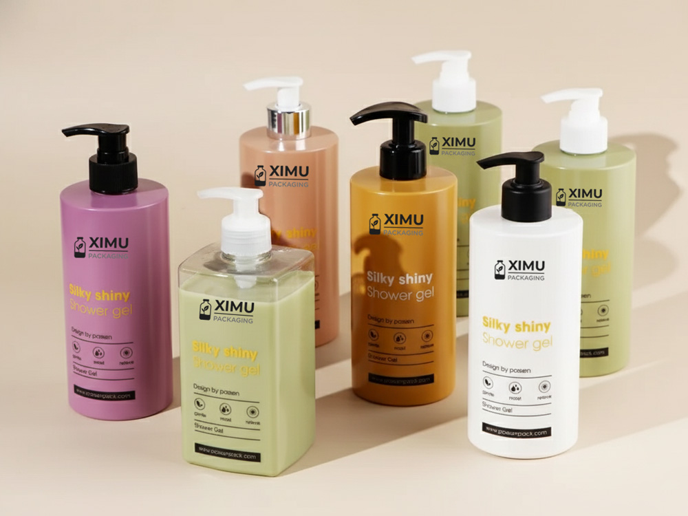 custom body wash bottles & shower gel packaging