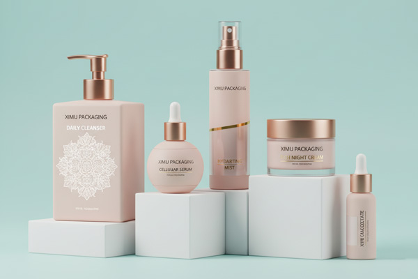 custom printing skincare packaging set