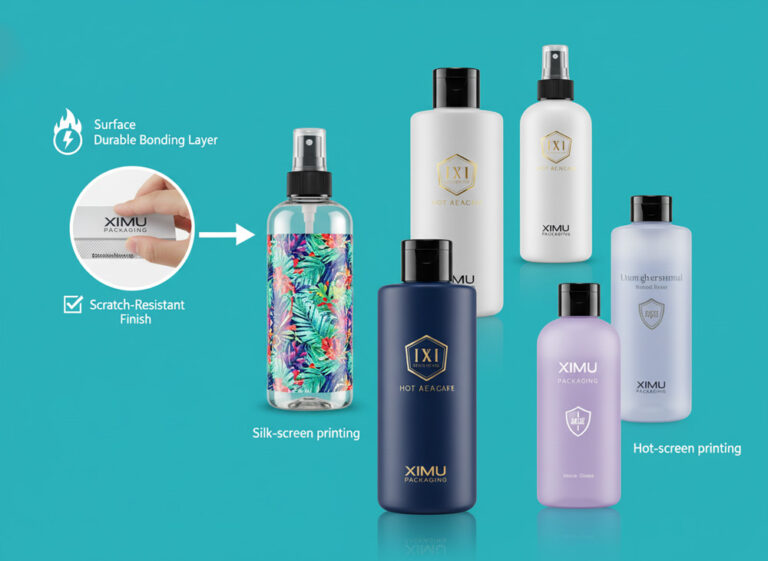 pet bottles printing finish